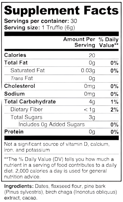 Birch Chaga Truffles